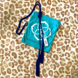 Kendra Scott NWT Cobalt blue Phara Necklace